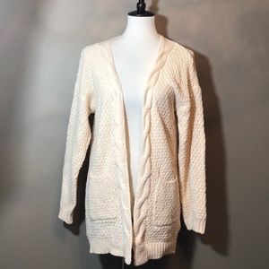 NWOT Cream Cardigan
